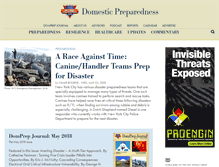 Tablet Screenshot of domesticpreparedness.com